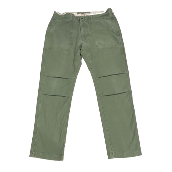 Relwen Other - Relwen Mens Fatigue Pants Olive Green Military Utility Trousers Size 38